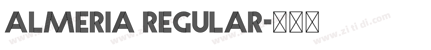 Almeria Regular字体转换